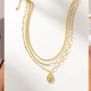 Uncommon James threes company layered necklace